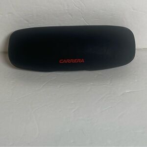 Carrera Black W/Red Carrera Logo Hard-case For Eyeglasses